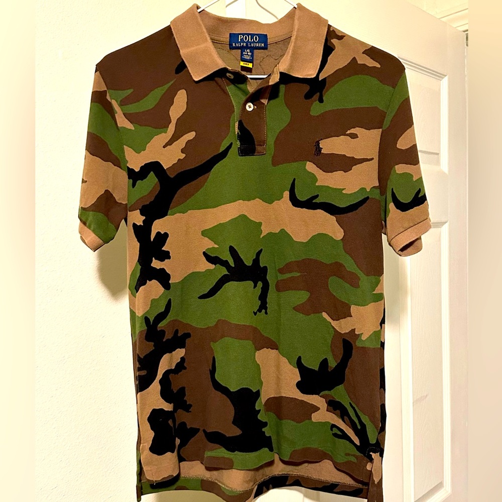 Ralph Lauren Boys camouflage polo